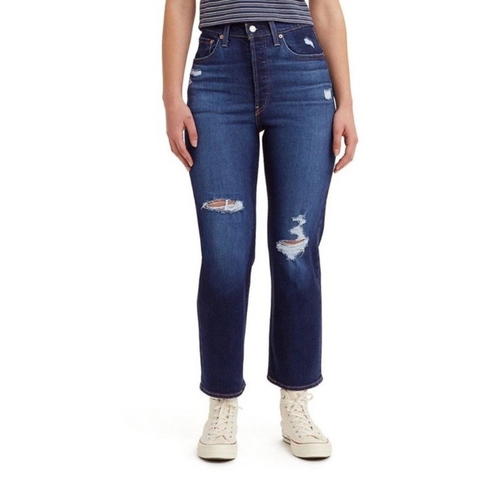Levi's Ultra High Rise Ribcage Straight Leg Jeans Size 32" Waist 32x27